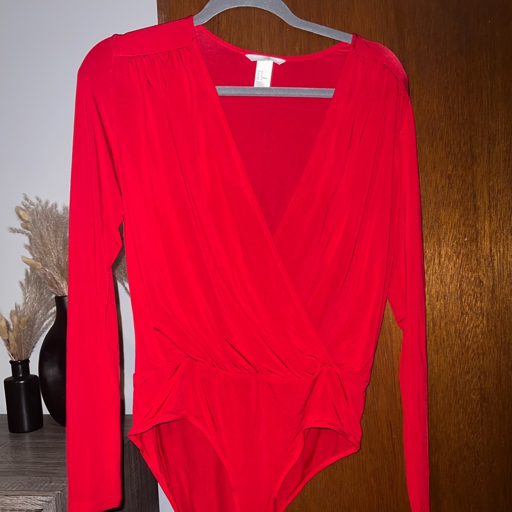 Red bodysuit